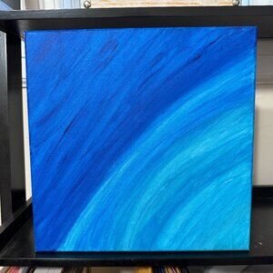 Original Abstract Acrylic Painting- Weather Collection 12" x 12"